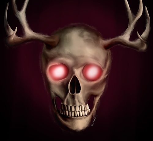 wendigo cryptid illustration